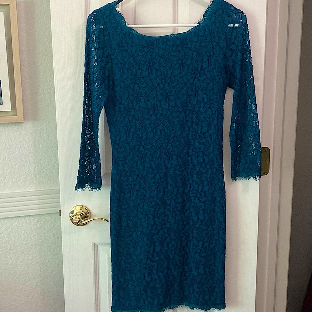 Diane von furstenberg lace dress